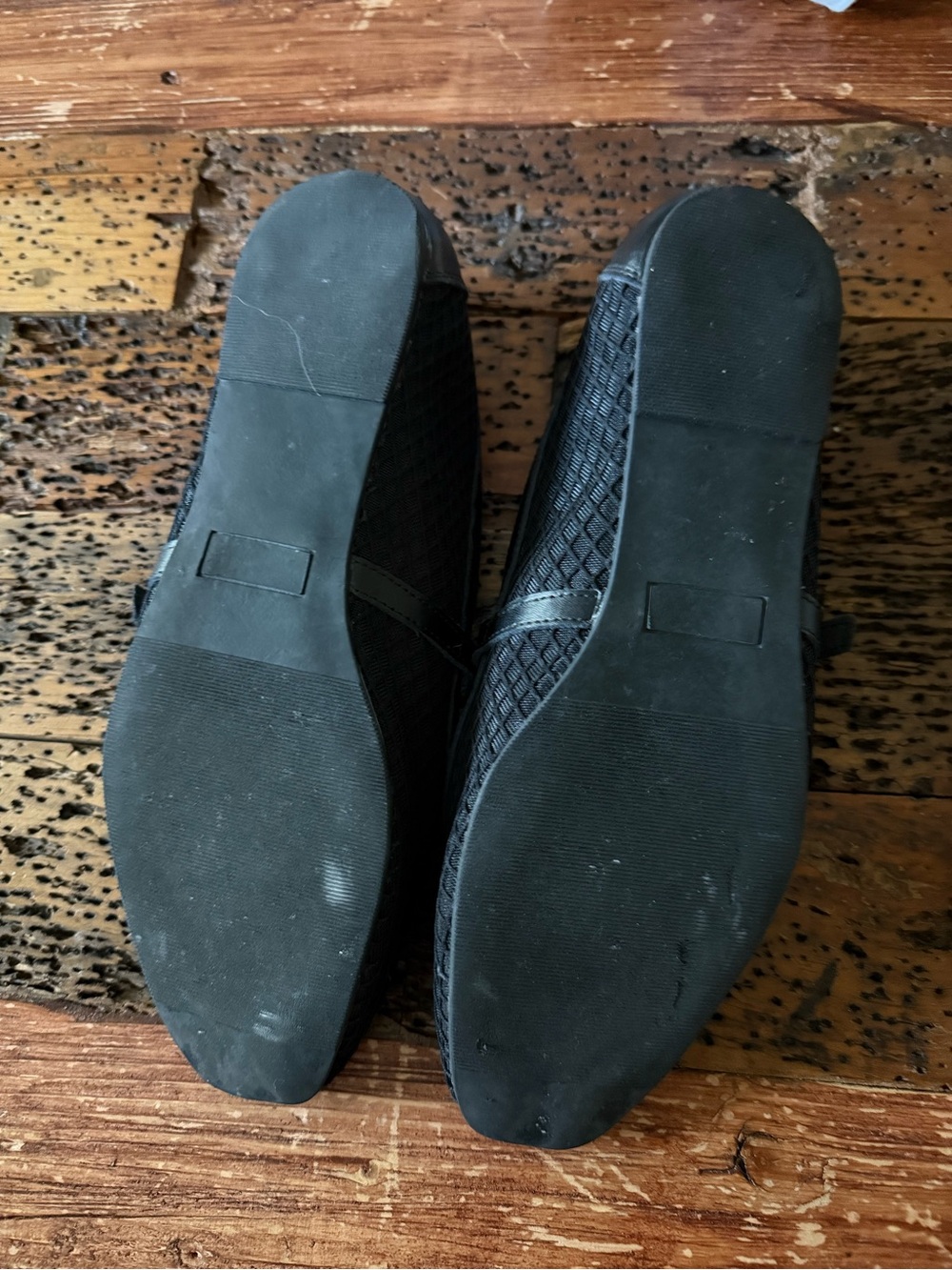 Saks Fifth Avenue Black Quilted Mary Jane Flats - Picture 4 of 4